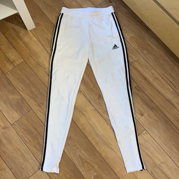 adidas Pants - Adidas Track Pants (White) in Size XS